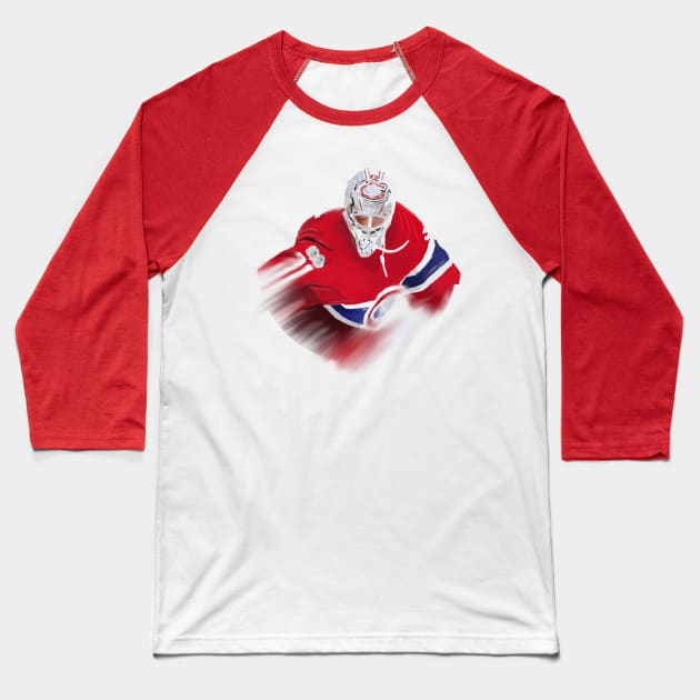 Hockey Goalie Baseball T-Shirt by Cterio